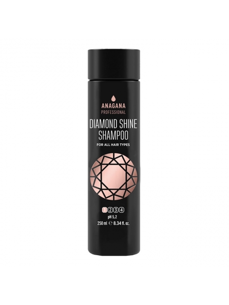 Шампунь «Діамантовий блиск» для всіх типів волосся Anagana Diamond Shine Shampoo, 250 мл