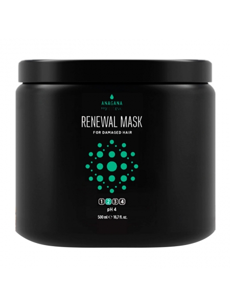 Маска "Восстановление" для поврежденных волос Anagana Renewal Mask for damaged hair, 500 мл