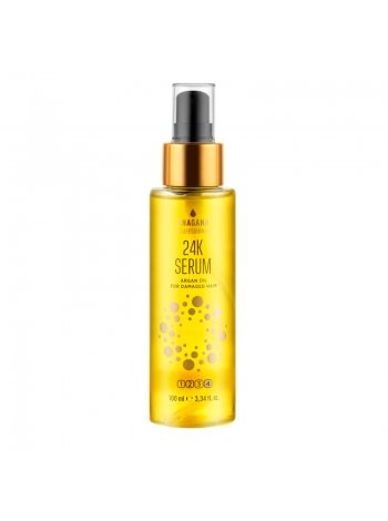 Флюiд 24К" З oлією aргaнії" для пошкодженого волосся Anagana 24k аrgаn oil for dаmaged hair, 100 мл