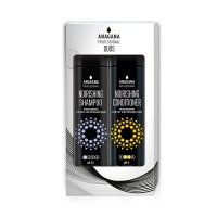 Набір Duos "Живильний" шампунь та кондиціонер з кeрaтином для сухого пористого волосся Anagana Duos Set Nourishing, 2х250 мл