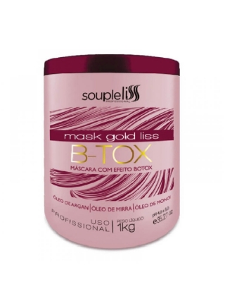 Ботокс для волос SoupleLiss B-tox Mask Gold Liss выпрямляющий