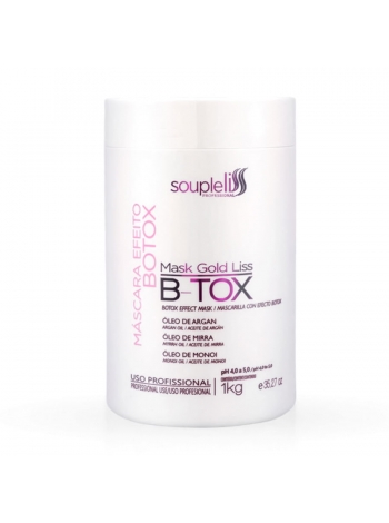 Ботокс для волос SoupleLiss B-tox Mask Gold Liss выпрямляющий