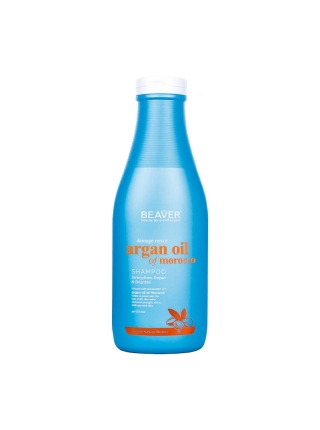 Відновлюючий шампунь Beaver Argan Oil & keratin Shampoo для пошкодженого волосся з аргановиой олією