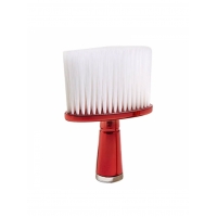 Щітка змітка волосся після стрижки для перукаря барбера, овал, біла щетина