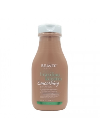 Шампунь з кератином Beaver Brazilian Keratin Smoothing Shampoo для еластичності волосся