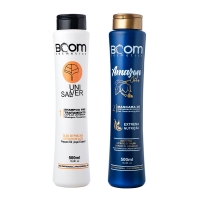 Набір кератину BOOM Cosmetics Amazon Oil для вирівнювання волосся, 50/100 г (розлив)