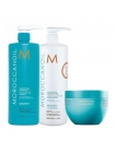 Разглаживающий набор MoroccanOil Smoothing шампунь, кондиционер и маска для волос