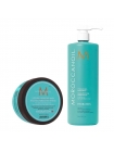 Зволожуючий набір Moroccanoil Hydrating шампунь і маска для сухого та фарбованого волосся