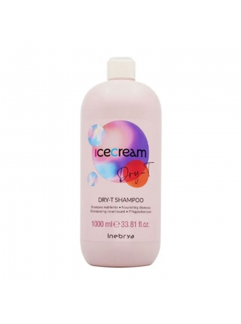 Шампунь Inebrya Ice cream Dry-T shampoo питательный для сухих и поврежденных волос