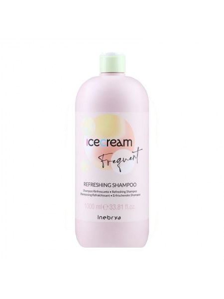 Освежающий шампунь Inebrya Frequent Ice Cream Refreshing Shampoo, 1000 мл