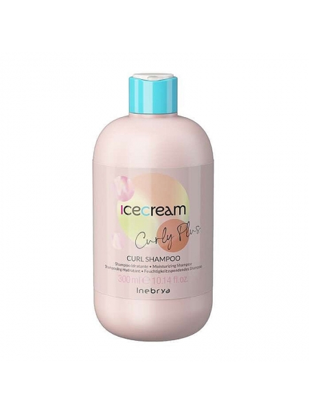 Увлажняющий шампунь Inebrya Ice Cream Curl Shampoo для вьющихся волос 300 мл