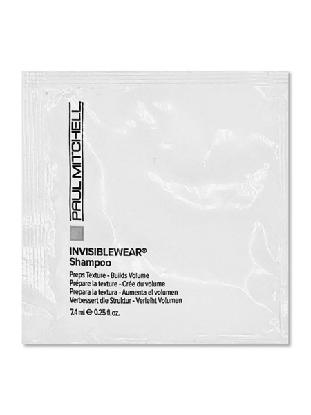 Текстуруючий шампунь Paul Mitchell Invisiblewear Shampoo для тонкого волосся, саше 7,4 мл