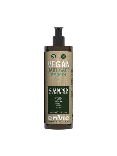 Разглаживающий шампунь Envie Vegan Smooth Shampoo Bamboo Extract для волос (EN856), 500 мл (заводская)