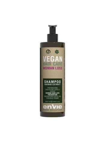 Зміцнюючий шампунь Envie Vegan Woman Loss Shampoo Baobab Extract проти випадіння волосся у жінок (EN850)