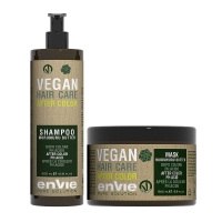 Набор Envie Vegan After Color Murumuru Butter шампунь и маска для окрашенных волос (EN863/EN865), 2х200 г (разлив)