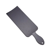 Лопатка планшет для окрашивания, балаяжа, мелирования волос HS529-02 большая широкая черная 33 см