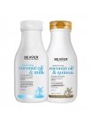 Розгладжуючий набір Beaver Coconut Oil & Milk шампунь та кондиціонер для сухого і неслухняного волосся з кокосовою олією