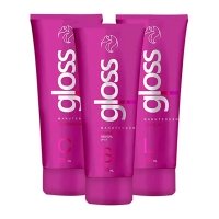 Набор для домашнего ухода за волосами Fox Gloss home care (шампунь 250 мл + кондиционер 250 мл + флюид 250 мл)