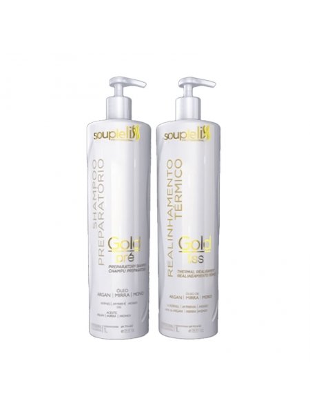 Набор кератина SoupleLiss Gold Liss без формальдегида, 250/500 г (разлив)