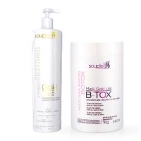 Набор выпрямляющего ботокса SoupleLiss B-tox Gold Liss, 2х100 г (разлив)