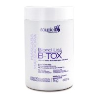 Ботокс SoupleLiss Mascara Matizadora B-tox Blond для блонда с антижелтым эффектом, 1000 мл (заводская)