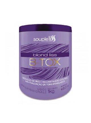 Ботокс SoupleLiss Mascara Matizadora B-tox Blond для блонду з антижовтим ефектом, 100 г (розлив)