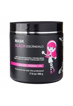 Тонуюча маска Maria Escandalosa Mascara Matizadora Mask Black для освітленого волосся, 50 г (розлив)