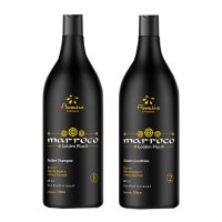 Набор Floractive Marroco Golden Plus шампунь и кондиционер для химически обработанных волос, 2х100 г (разлив)