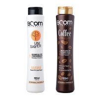 Набір кератину BOOM Cosmetics Coffee Straight для вирівнювання волосся, 100/200 г (розлив)