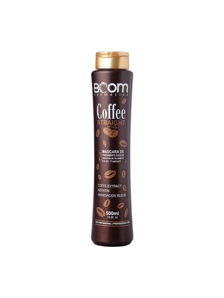 Сильный кератин BOOM Cosmetics Coffee Straight для выпрямления волос, 500 мл (заводская)