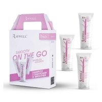 Дорожній набір Raywell Bio Boma Travel Kit шампунь, кондиціонер та крем для розгладження волосся (RR385),  3*100 мл