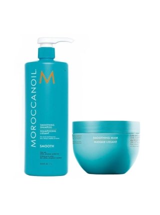Разглаживающий набор MoroccanOil Smoothing шампунь и маска для волос