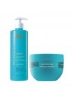 Разглаживающий набор MoroccanOil Smoothing шампунь и маска для волос