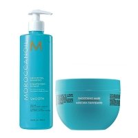 Разглаживающий набор MoroccanOil Smoothing шампунь и маска для волос