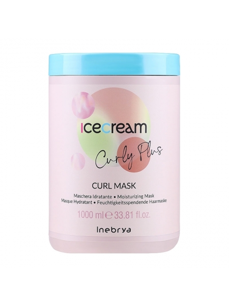 Маска для кучерявых волос Inebrya Ice Cream Curl Mask 1000 мл