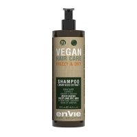 Зволожуючий шампунь Envie Vegan Frizzy and Dry Shampoo Linum Seed Extract для сухого і кучерявого волосся (EN854), 250 г (розлив)