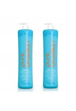 Розгладжуючий набір для волосся Pure Brazilian Acai Anti-Frizz шампунь та кондиціонер, 2х400 мл