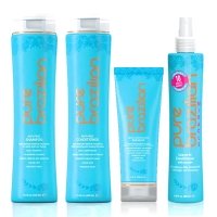 Разглаживающий набор для волос Pure Brazilian Acai Anti-Frizz 400/400/237/200 мл