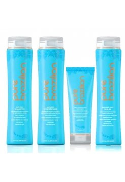 Розгладжуючий набір для волосся Pure Brazilian Acai Anti-Frizz 400/400/237/400 мл