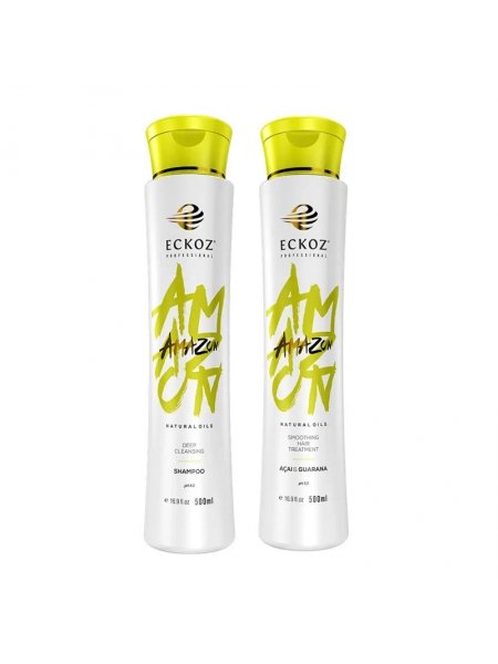 Набор кератина Eckoz Professional Amazon Acai&Guarana шампунь и кератин, 100/200 г (разлив)