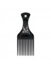 Гребень Professional Afro Hair Picker пластиковый черный термостойкий 155 мм 35039
