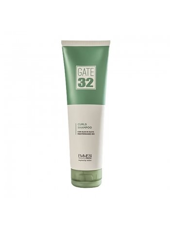 Зволожуючий шампунь Emmebi Italia Gate 32 Oliva Bio Curls Shampoo для кучерявого і кучерявого волосся з оливковою олією, 250 мл