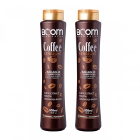 Сильный кератин BOOM Cosmetics Coffee Straight для выпрямления волос, 2х500 мл (заводские)