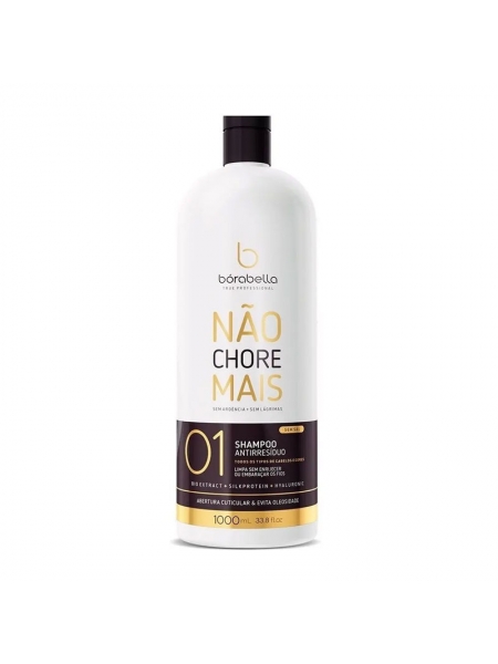 Шампунь глубокой очистки для волос Borabella Nаo Chore Mais Antirresiduo Shampoo, 50 г (разлив)