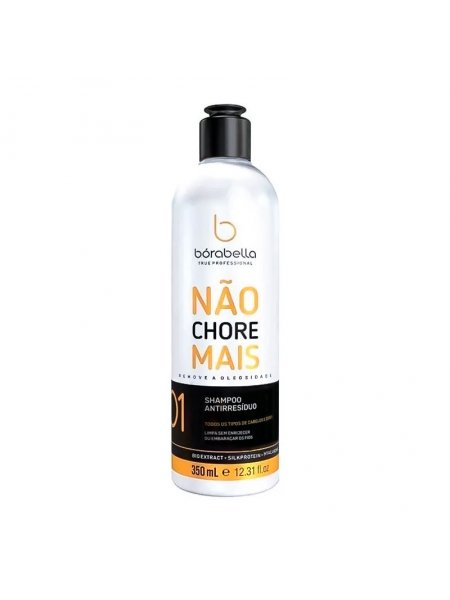 Шампунь глубокой очистки для волос Borabella Nаo Chore Mais Antirresiduo Shampoo 350 мл (заводская)