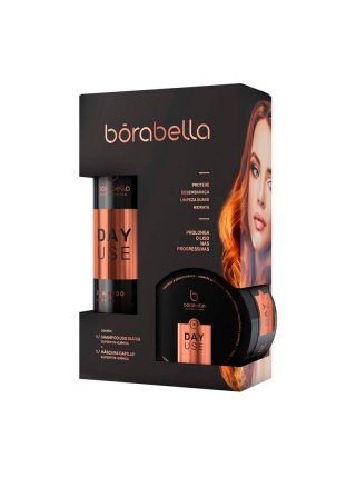 Набор Borabella DayUSE Pós-Química шампунь и маска по уходу за волосами после химических процедур 2x300 мл