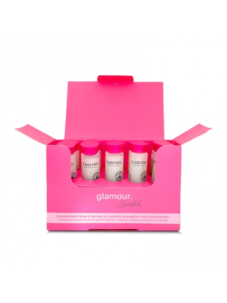 Ампулы для волос Cadiveu Glamour Plus Instant Rebuilder Vial Восстанавливающие, 1 ампула 15 мл