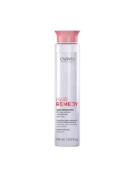 Ампулы Cadiveu Hair Remedy Single Dose For Hair Reconstruction для восстановления волос, 15 мл (1 ампула)