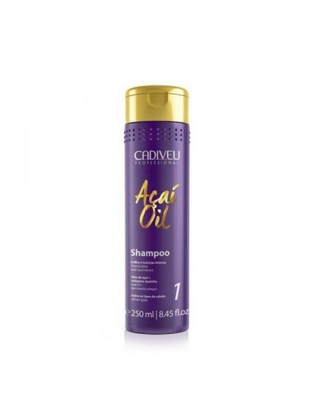 Шампунь Cadiveu Acai Oil Shampoo для домашнего ухода с маслом асаи