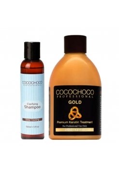 Набір Cocochoco Gold для кератинового випрямлення, 150/250 мл (заводські)